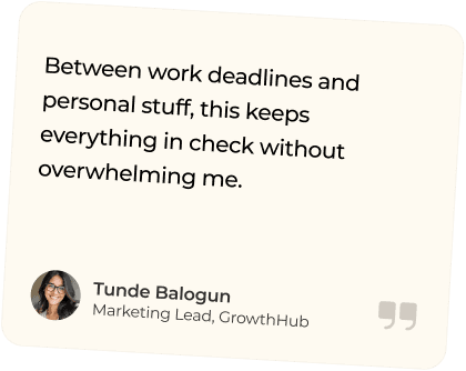 Customer testimonial